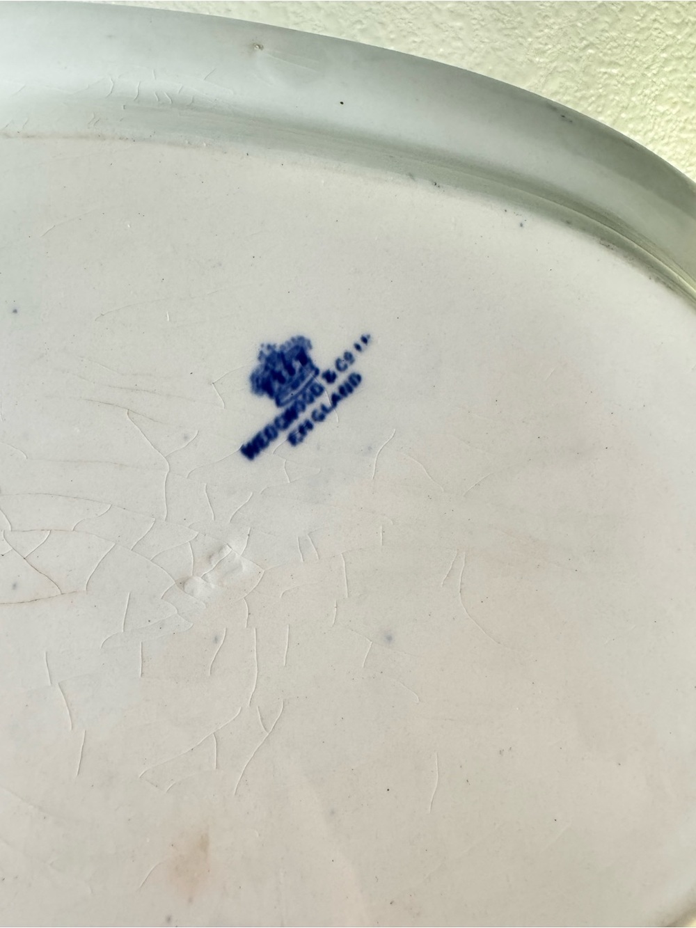 Wood & Sons “Yuan” Blue Willow Transferware Oval Serving Platter 12” - Picture 5 of 10
